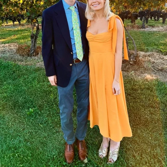 House of CB Alicia Yellow Midi Sundress - XS - Picture 9 of 16